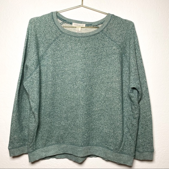 Forever 21 Tops - Forever 21 Cotton Crew Neck Sweatshirt Top
